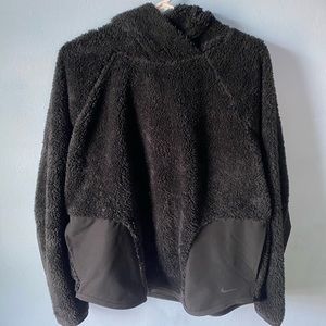 Black Nike Sherpa hoodie